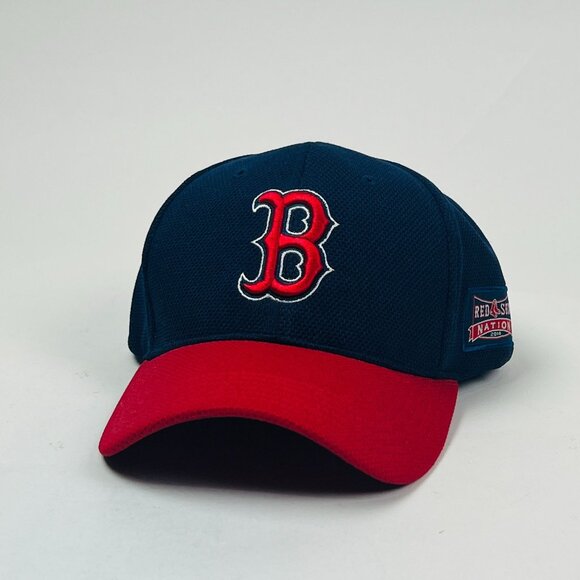 Melonwear MLB Boston Red Sox Nation 2014 Hook & Loop Blue/Red Baseball Hat - Picture 1 of 7